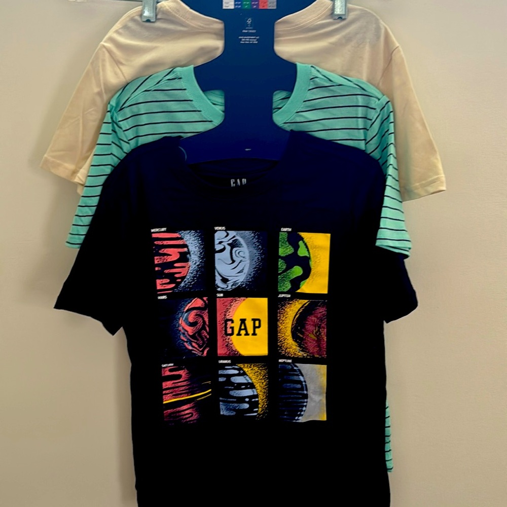 GAP boys 3 pack t-shirts youth size 10(L)